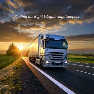 Finding a weighbridge supplier